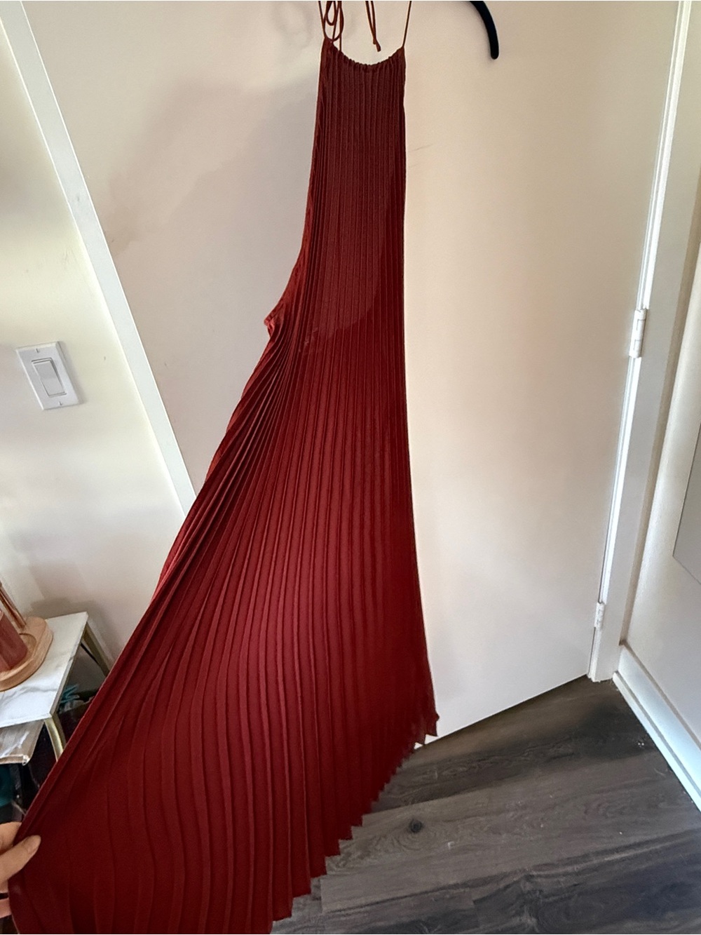 Sezane Layla Dress Terracotta 36/4 - Picture 6 of 11